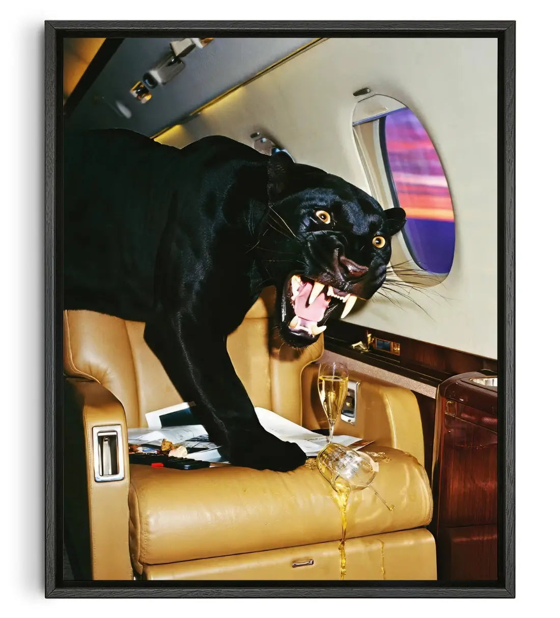 PRIVATE LANDING. contemporary wall art print by Ces XC - sold by DROOL