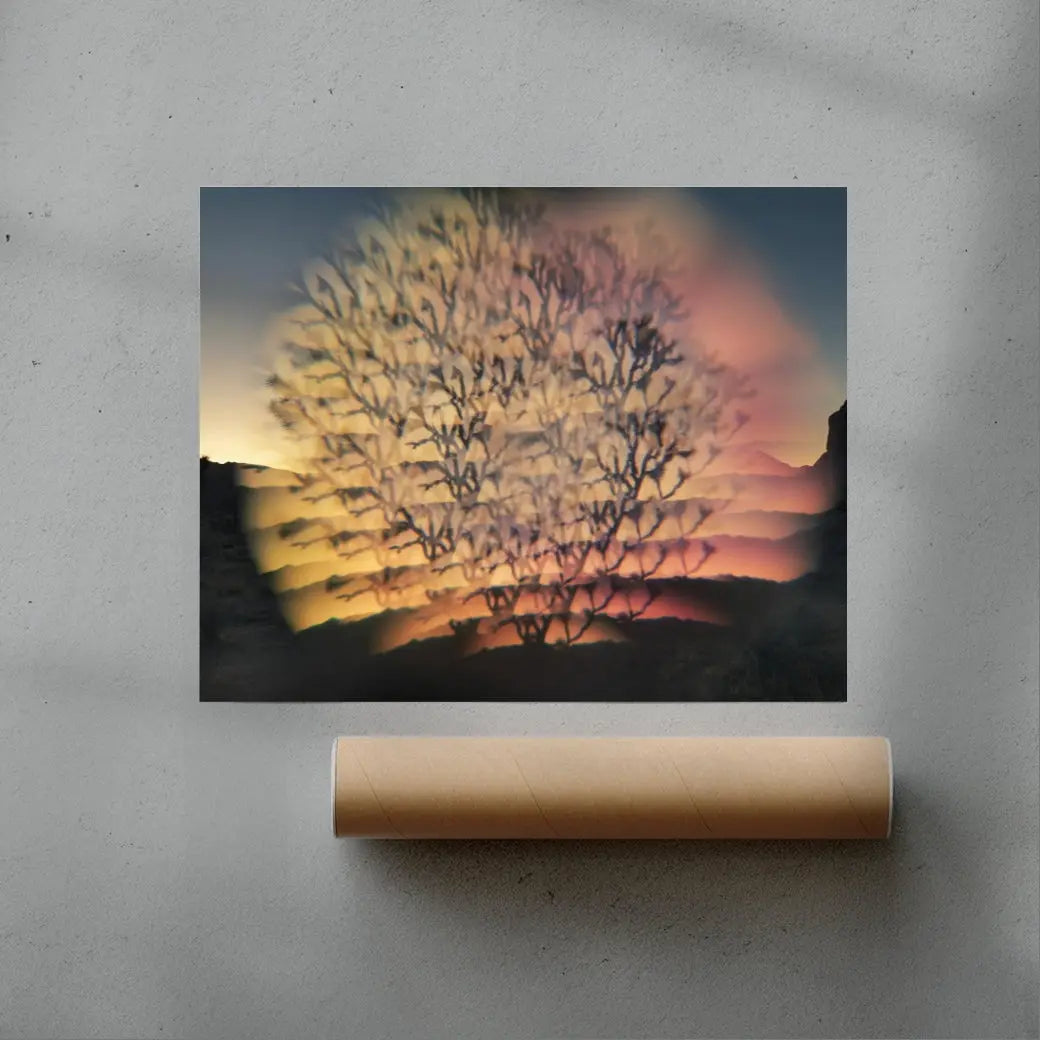 Desert Flash contemporary wall art print by Delaney Allen - sold by DROOL