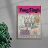 Zhao Dai pres. Yung Singh contemporary wall art print by MENSLIES - sold by DROOL