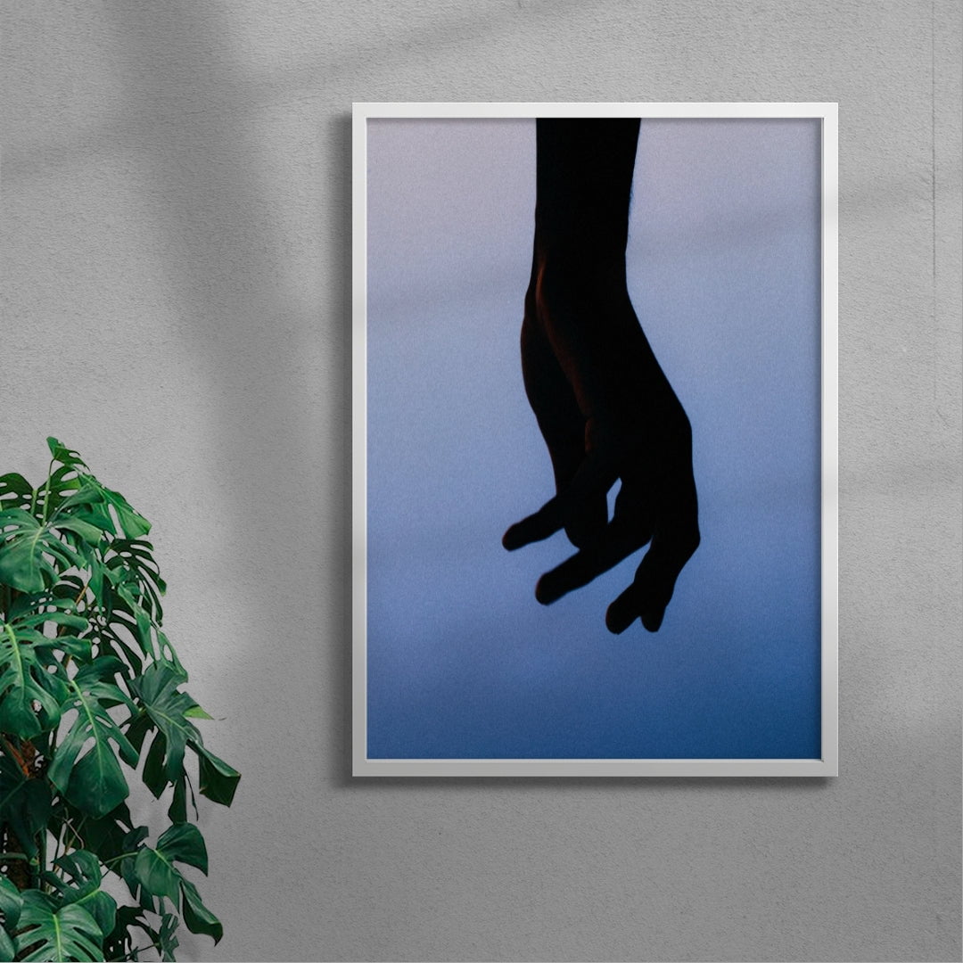 Reaching. contemporary wall art print by Omar Belattar - sold by DROOL