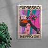 Expresso With the Pinky Out contemporary wall art print by Azaazelus - sold by DROOL