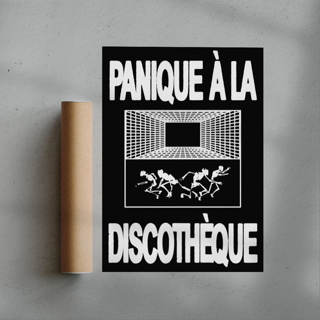 Panic at the Discothèque contemporary wall art print by Utsav Verma - sold by DROOL