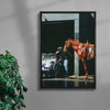 HORSEWASHING contemporary wall art print by Ces XC - sold by DROOL