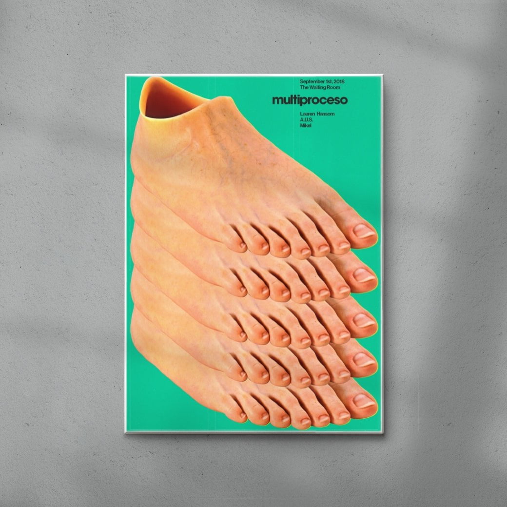 Multiproceso contemporary wall art print by Floating Bstrd - sold by DROOL