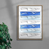 Knife Skills contemporary wall art print by DEINSVIBING - sold by DROOL
