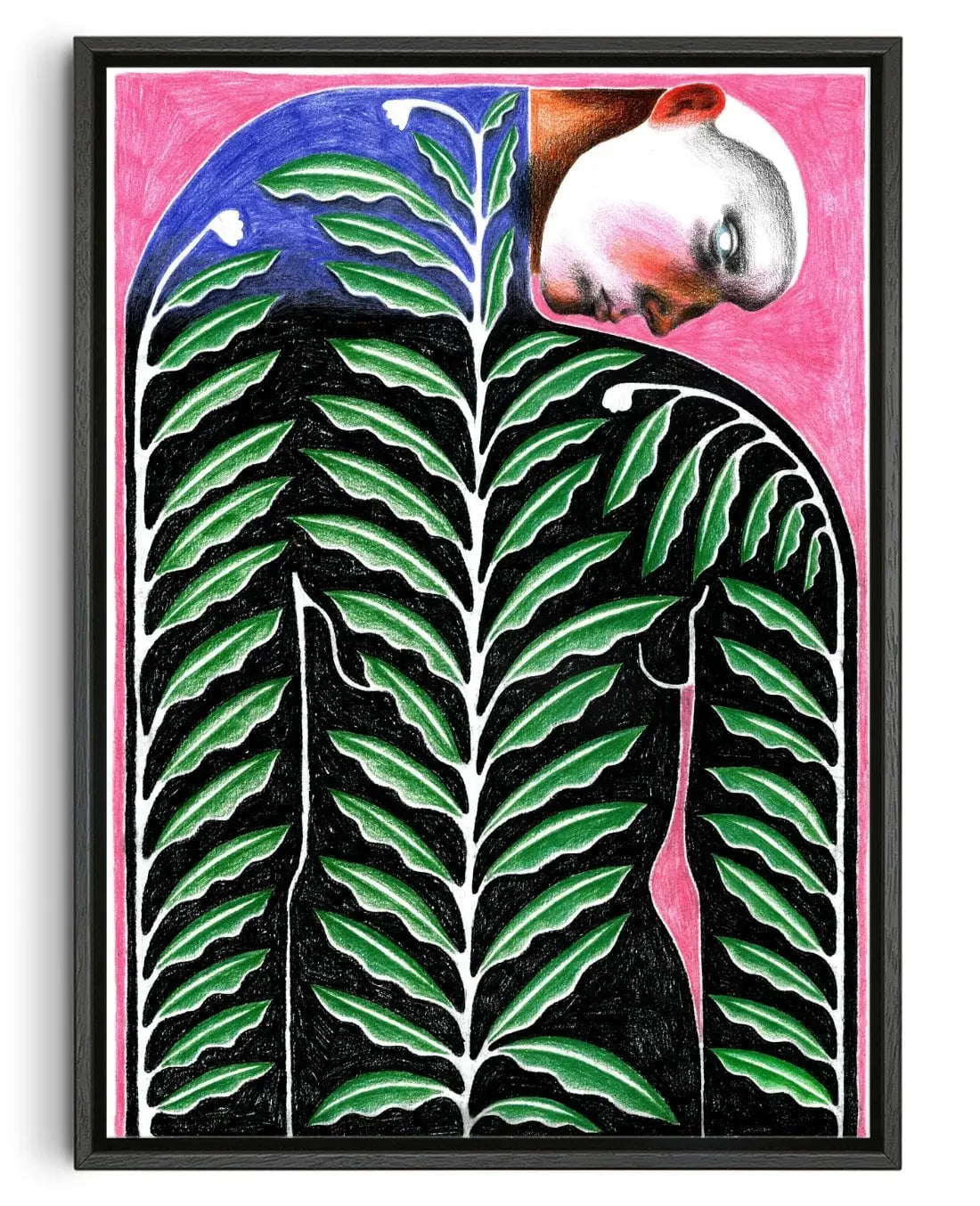 Love Grows contemporary wall art print by Carla Petelski - sold by DROOL