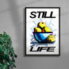 Lemon Life contemporary wall art print by 3WillyT - sold by DROOL