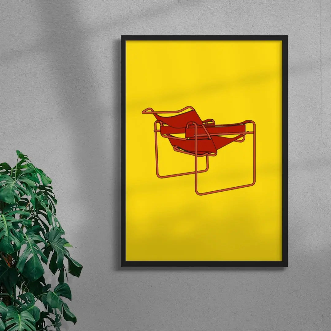 CHAIR contemporary wall art print by Thomas Hedger - sold by DROOL