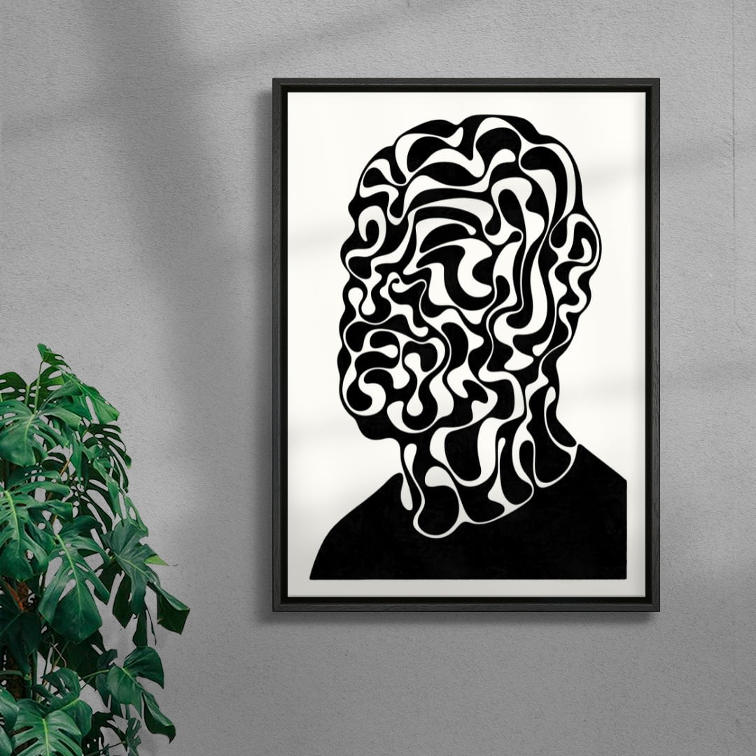 Timespender contemporary wall art print by Henrik Delehag - sold by DROOL