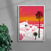 A Village In Colours contemporary wall art print by mareykrap - sold by DROOL