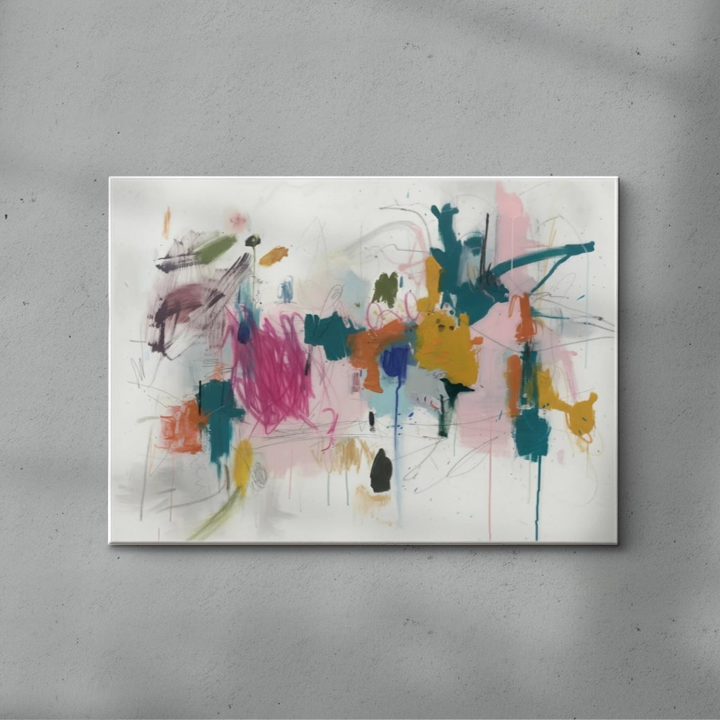 Chaos contemporary wall art print by Dom Russo - sold by DROOL