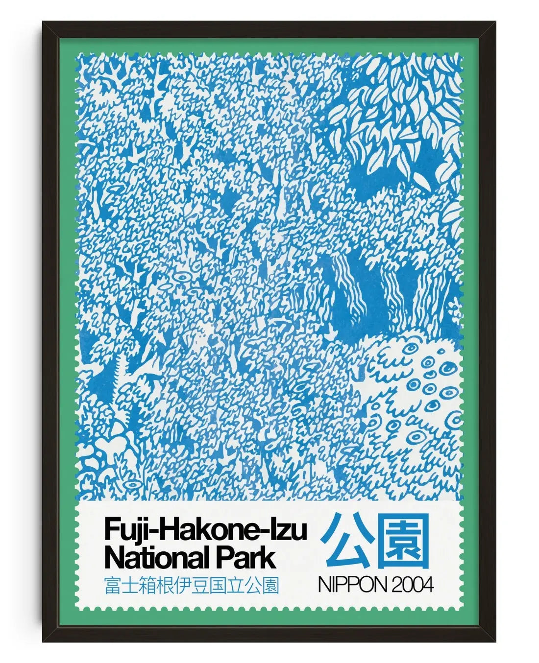 Fuji National Park contemporary art print by George Kempster - sold by DROOL