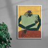 Wait a Minute contemporary wall art print by Studio IMO - sold by DROOL