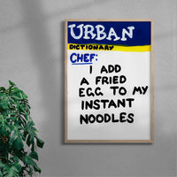 Thumbnail for Instant Noodles contemporary wall art print by Times New Roadman - sold by DROOL