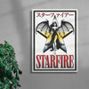 Starfire contemporary wall art print by Utsav Verma - sold by DROOL