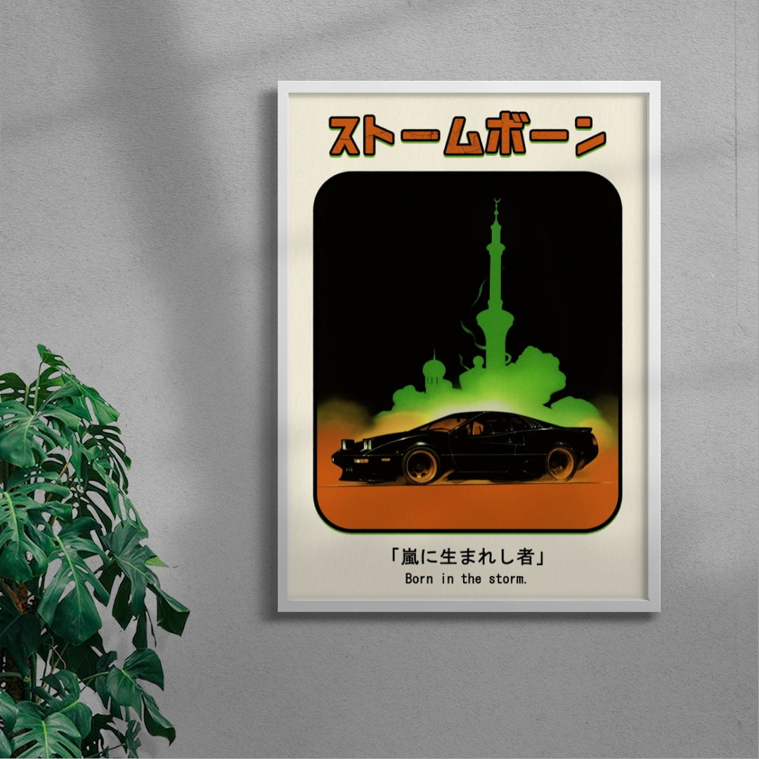 Stormborn contemporary wall art print by dolorsilentium - sold by DROOL