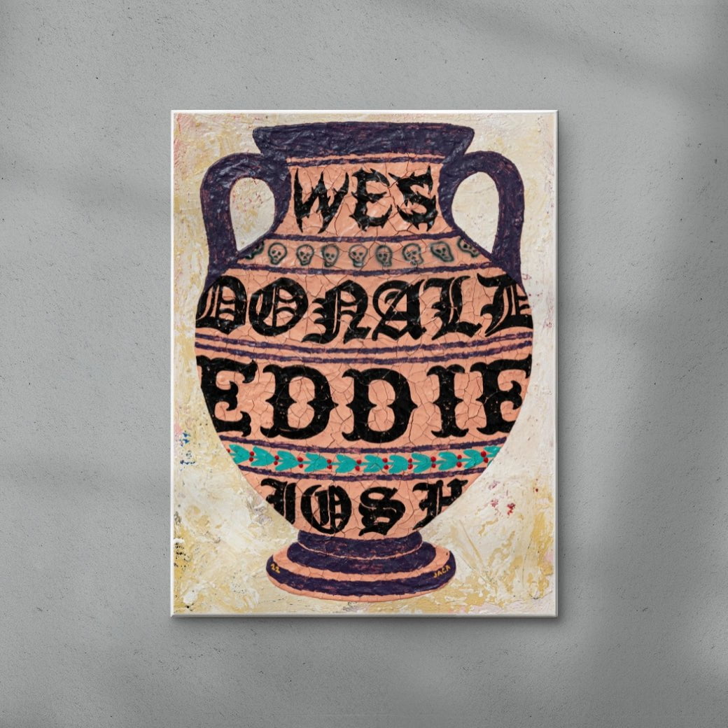 Pot 42 contemporary wall art print by Julien Jaca - sold by DROOL