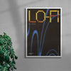 Lo-fi contemporary wall art print by Henry M. - sold by DROOL