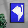 Thataway contemporary wall art print by Edan Strachan - sold by DROOL