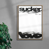 Sucker For Love contemporary wall art print by Salome Frenzel - sold by DROOL