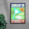 Shaken or Stirred contemporary wall art print by Ciara Wade - sold by DROOL
