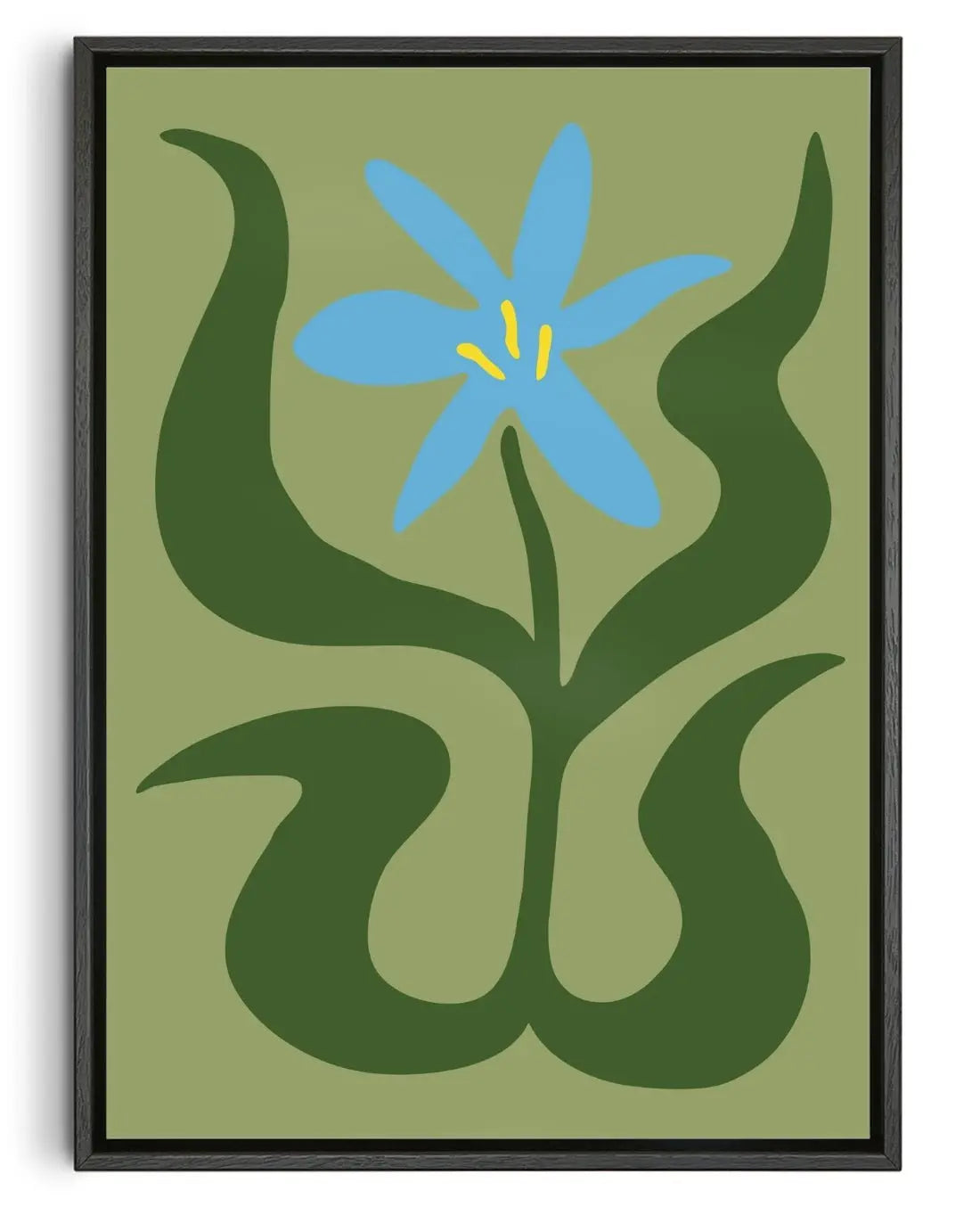 Flower 3 contemporary canvas art print by Max Blackmore - sold by DROOL