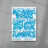 Working days contemporary wall art print by Jorge Santos - sold by DROOL