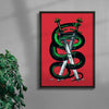 Fear Eats the Soul contemporary wall art print by Othman Zougam - sold by DROOL