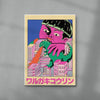 Kid Kaiju contemporary wall art print by Azaazelus - sold by DROOL