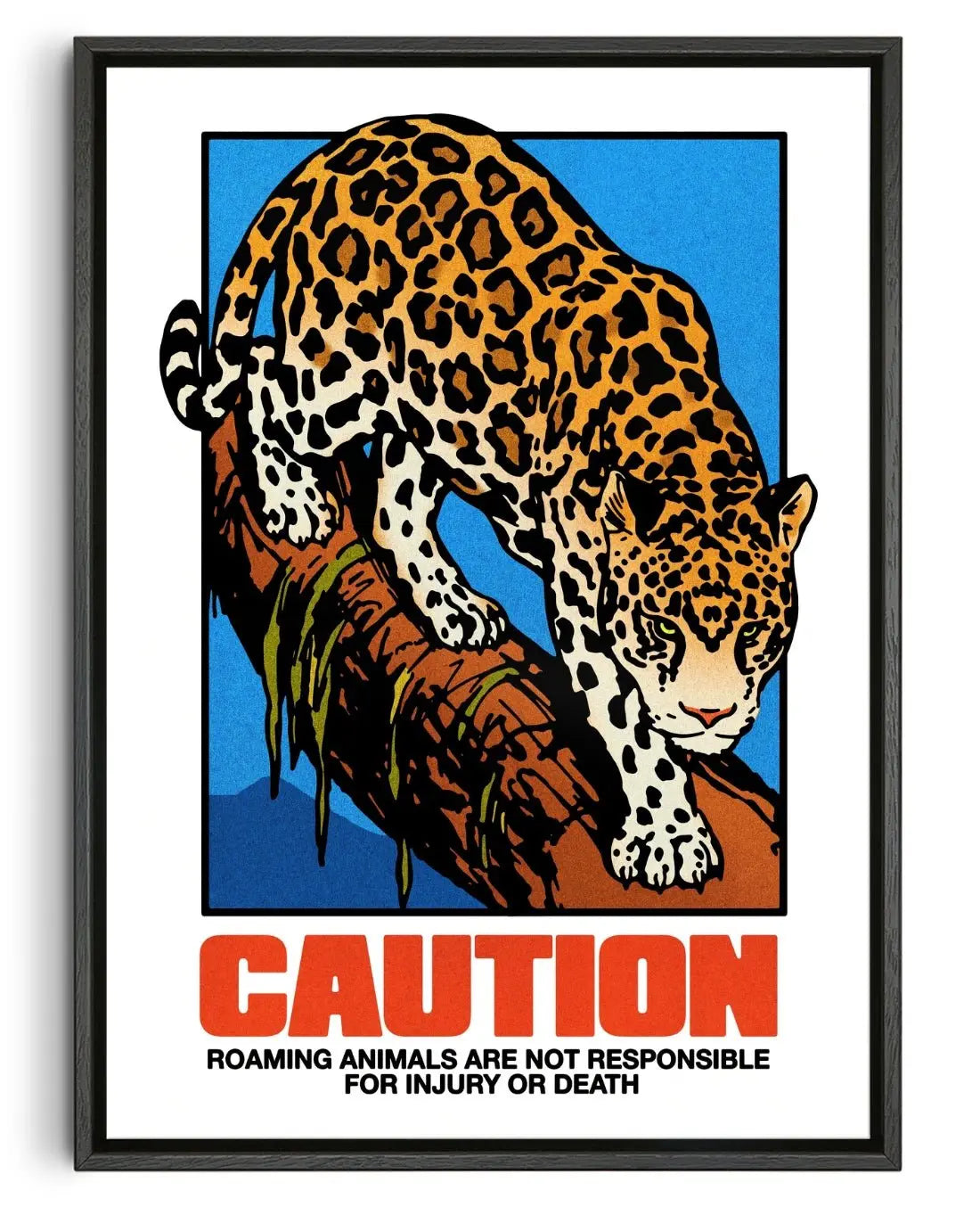 Roaming Animals contemporary wall art print by Othman Zougam - sold by DROOL