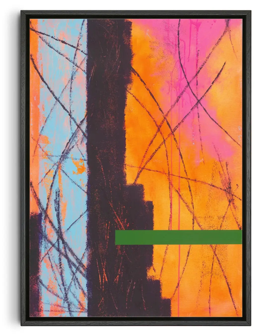 HOTEL LOBBY 2.0 contemporary canvas print by NIZEN - sold by DROOL