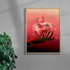 Enemies to Lovers contemporary wall art print by Paulina Almira - sold by DROOL