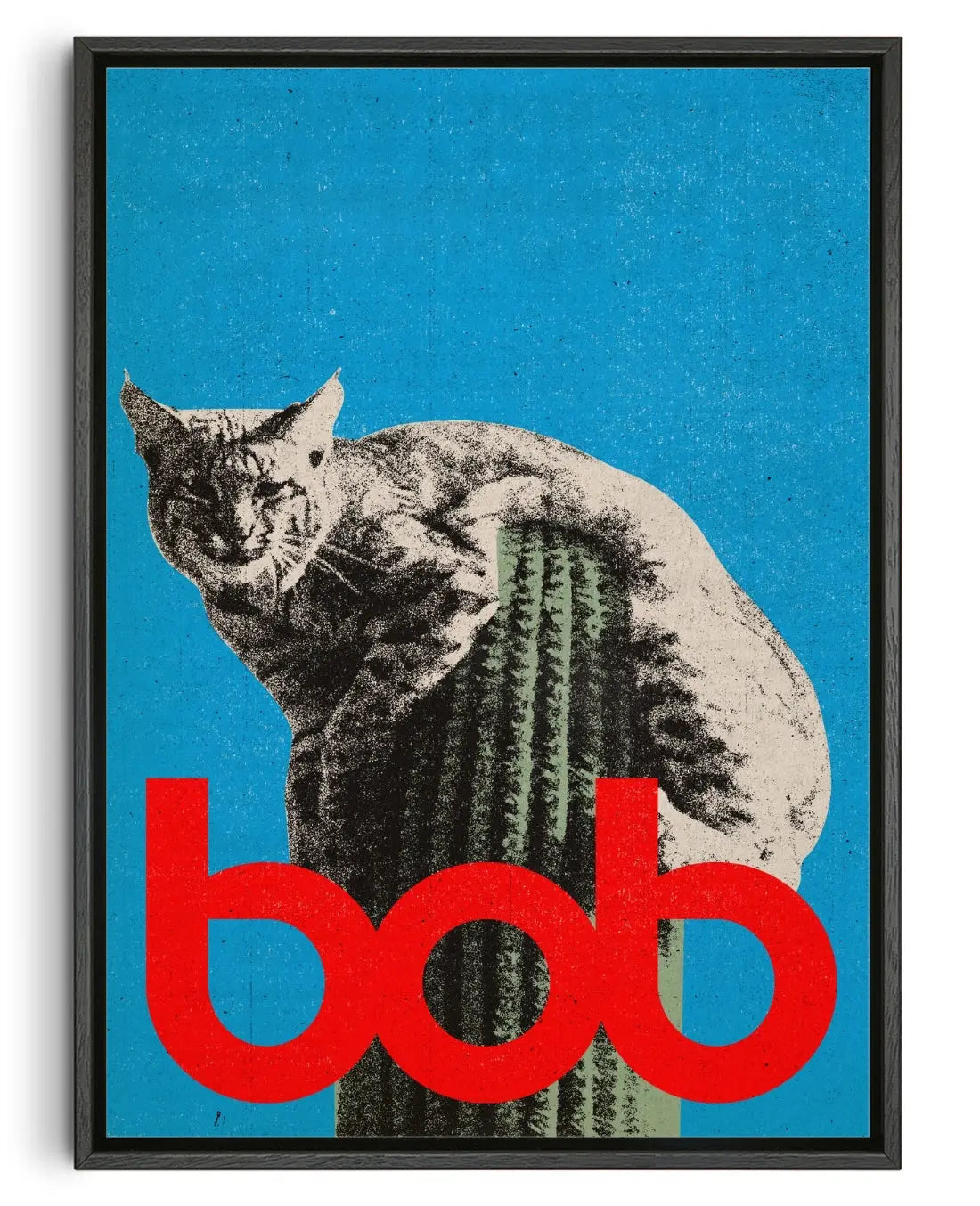 Bob contemporary canvas print by wxvegraphica - sold by DROOL