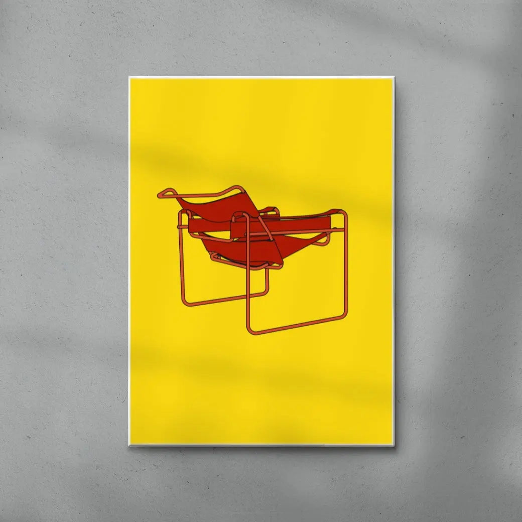 CHAIR contemporary wall art print by Thomas Hedger - sold by DROOL