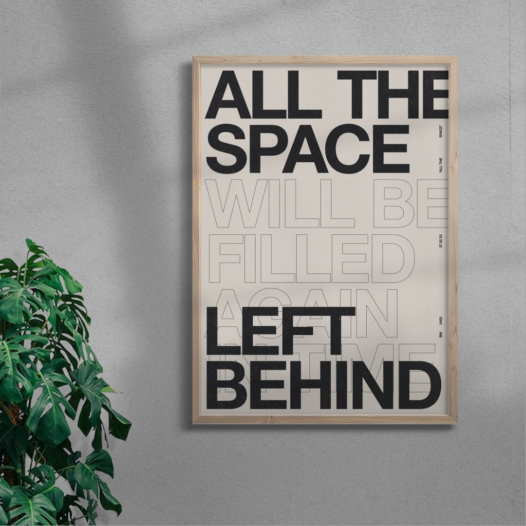 ALL THE SPACE contemporary wall art print by Brad Mead - sold by DROOL