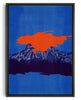 Volcano contemporary wall art print by Lily Kong - sold by DROOL