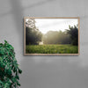 Morning in countryside contemporary wall art print by la_malinde - sold by DROOL