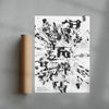Blast contemporary wall art print by Todd Pham - sold by DROOL