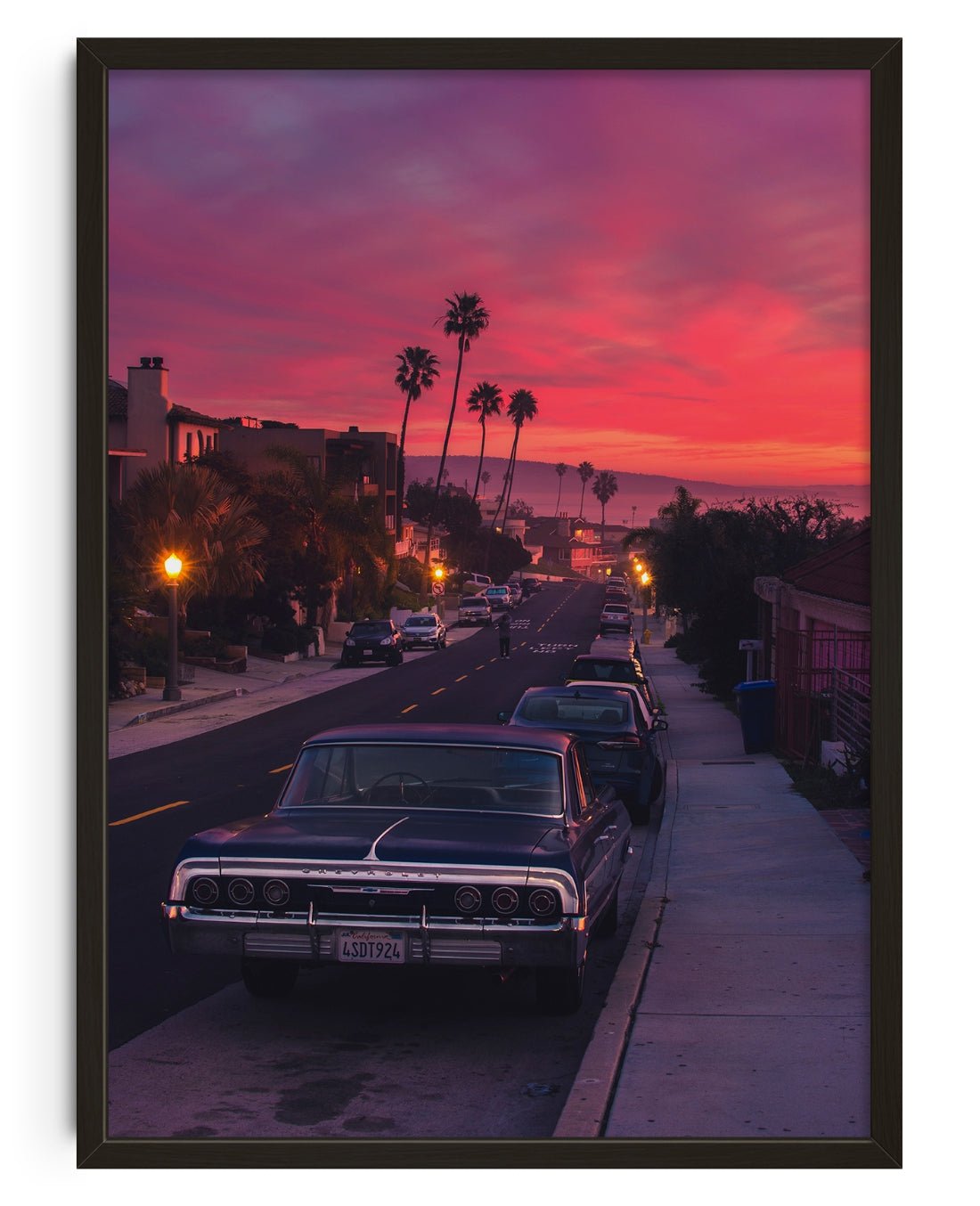 Classic California contemporary wall art print by Deston Isas - sold by DROOL