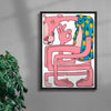 Feelin Fine contemporary wall art print by Mellor - sold by DROOL