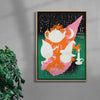 Clubnight All Night contemporary wall art print by MENSLIES - sold by DROOL