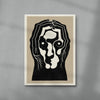 Pilgrim contemporary wall art print by Henrik Delehag - sold by DROOL
