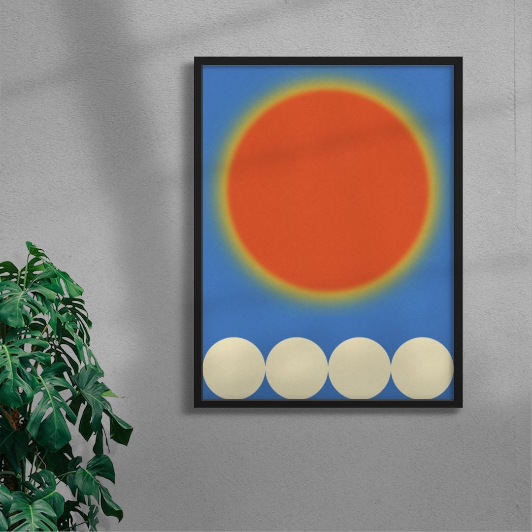 Summer Solstice contemporary wall art print by Dohee Kwon - sold by DROOL