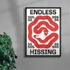 Endless Hissing contemporary wall art print by Alexander Khabbazi - sold by DROOL