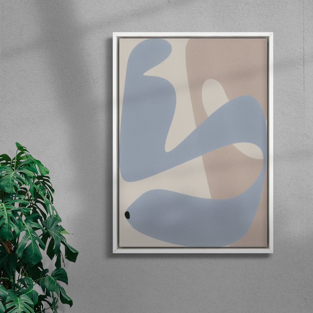 Sea contemporary wall art print by frisk - sold by DROOL