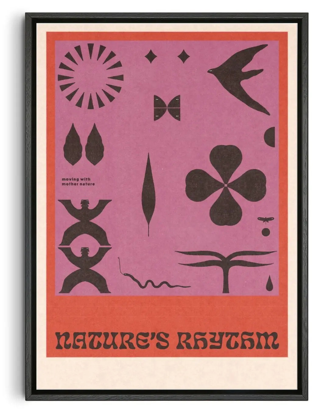 Nature's Rhythm 1 contemporary wall art print by Imo Sinclair - sold by DROOL