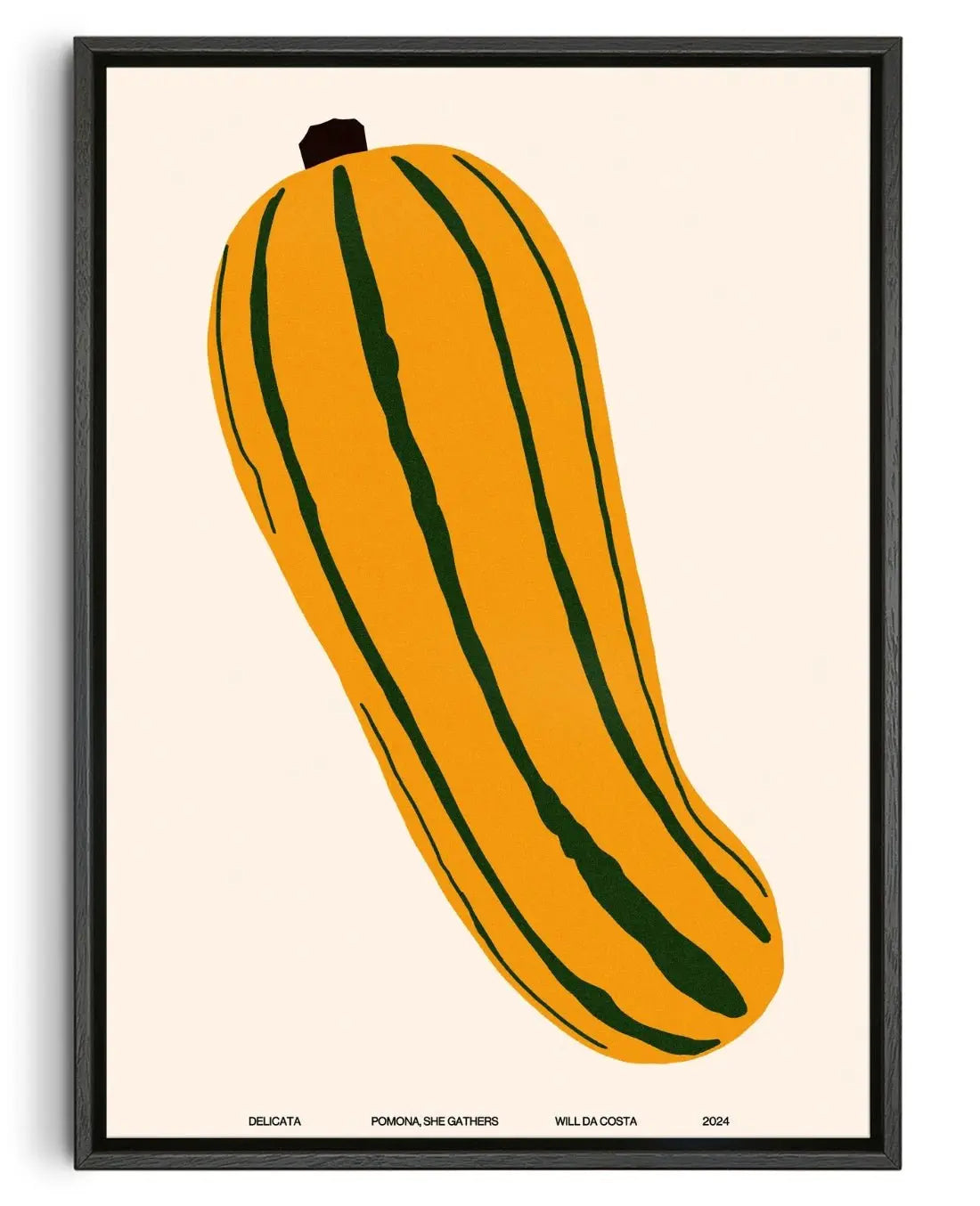 Delicata contemporary wall art print by Will Da Costa - sold by DROOL
