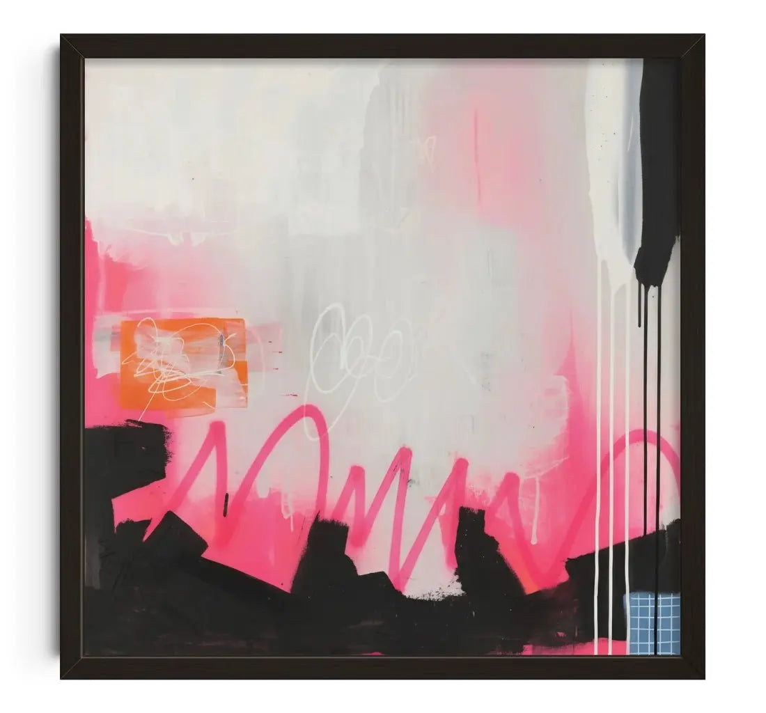 Mmm contemporary wall art print by Dom Russo - sold by DROOL