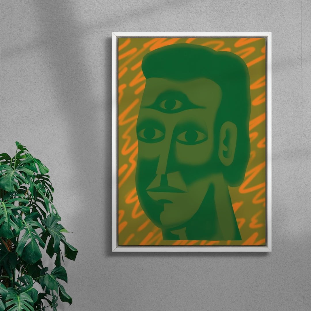 Third Eye contemporary wall art print by Guy Field - sold by DROOL
