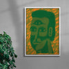 Third Eye contemporary wall art print by Guy Field - sold by DROOL